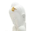 Mauro Ferretti Büste Buddha 21,5x13x36 cm weiß gold