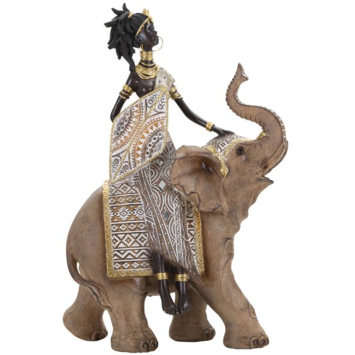 Mauro Ferretti Masai cu elefant 22.5x12x32.5 cm