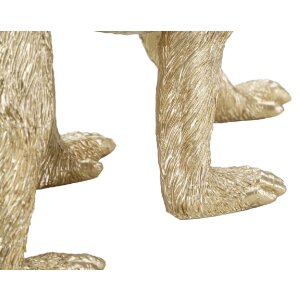 Mauro Ferretti maimuță decorativă cu copil 29.5x11.5x18.5 aur