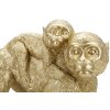 Mauro Ferretti maimuță decorativă cu copil 29.5x11.5x18.5 aur