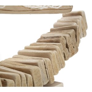 Mauro Ferretti Deko Segelboot 45x7x45 natur