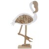 Mauro Ferretti Deko Flamingo 31x9x56 weiß natur