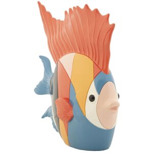 Mauro Ferretti Skulptur Fisch Rubic 28x8x25 cm mehrfarbig