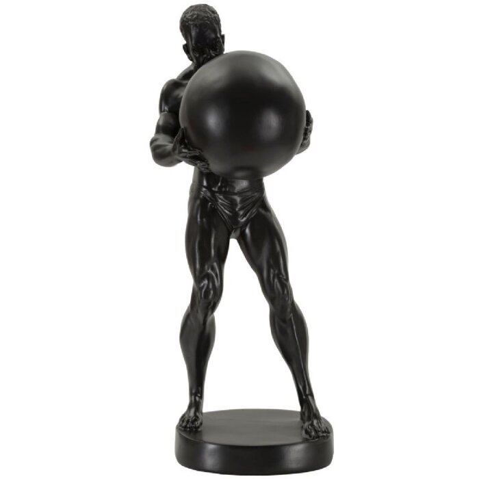 Mauro Ferretti Statue Atlas 18,5x20,5x43,5 cm schwarz