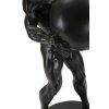 Mauro Ferretti Statue Atlas 18,5x20,5x43,5 cm schwarz