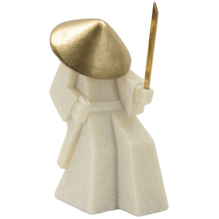 Mauro Ferretti figurină decorativă Samurai Toku Quarzy 14x9x24.5 cm aur alb