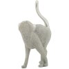 Mauro Ferretti figurină decorativă Sparky pisica 17.5x9x26 cm argint