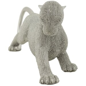 Mauro Ferretti Dekofigur Panther Sparky 32x9x11 cm silber