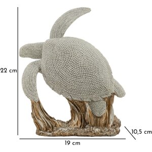 Mauro Ferretti figurină decorativă Turtle Sparky 19x10.5x22 argint