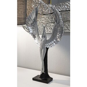 Mauro Ferretti figură decorativă statuie Sparky 26x9x48 cm argintiu negru