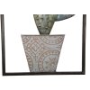 Mauro Ferretti decor de perete cactus cadru 31x2.5x90 cm verde albastru deschis