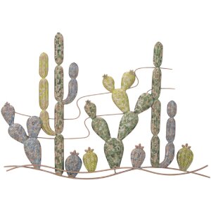 Mauro Ferretti decor de perete cactus 90x2.5x64 cm multicolor