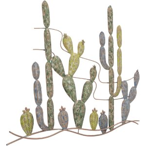 Mauro Ferretti decor de perete cactus 90x2.5x64 cm multicolor
