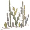 Mauro Ferretti decor de perete cactus 90x2.5x64 cm multicolor