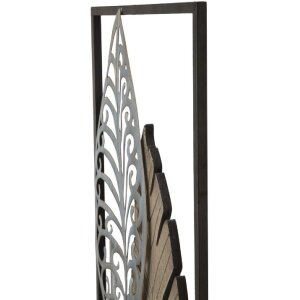 Mauro Ferretti Wanddeko Blätter 30,5x2,5x99,5 cm gold silber