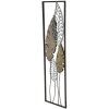 Mauro Ferretti Wanddeko Blätter 30,5x2,5x99,5 cm gold silber