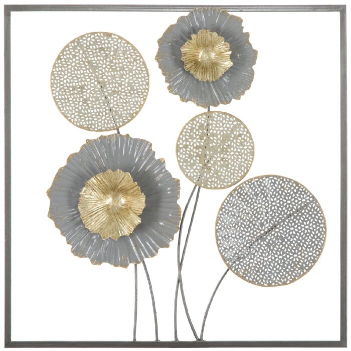 Mauro Ferretti Wanddekoration Sqity 50x3,8x50 cm mehrfarbig