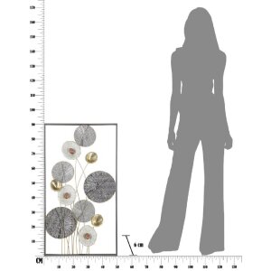 Mauro Ferretti Wandpaneel Grid 50x6x90,5 cm mehrfarbig