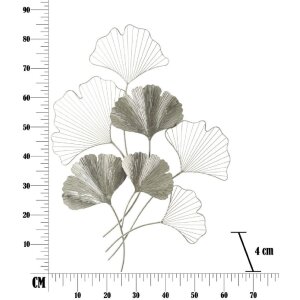 Mauro Ferretti panou de perete Goxy 62x4x86 cm argint