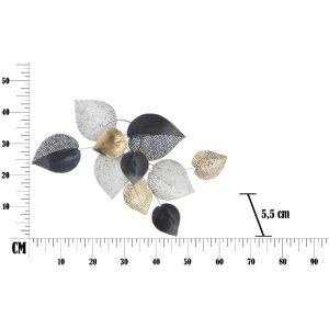 Mauro Ferretti panou de perete Half Leaf 62.5x5.5x40 cm multicolor