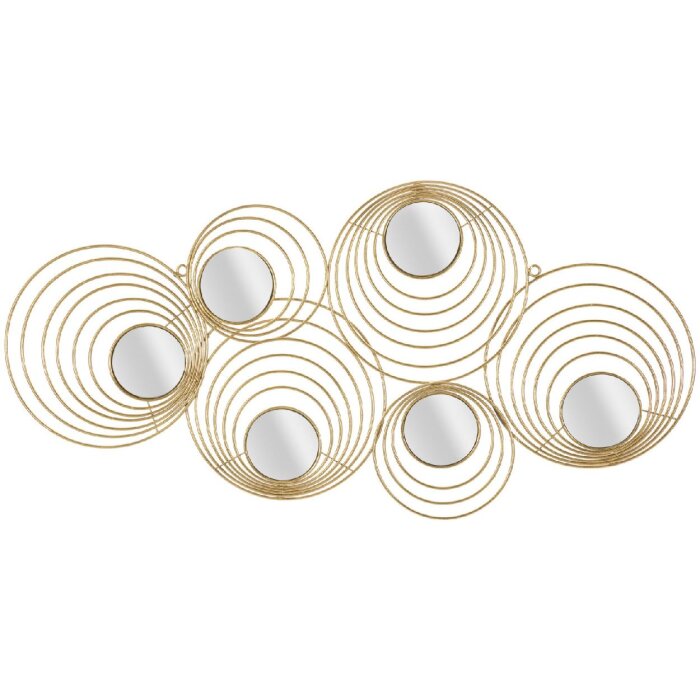 Mauro Ferretti Wandpaneel Rays 90x2,5x45 cm gold