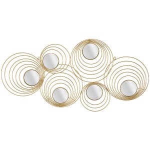 Mauro Ferretti Wandpaneel Rays 90x2,5x45 cm gold