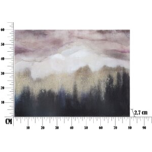 Mauro Ferretti mural Rosa Berg 80x2.7x60 cm multicolor