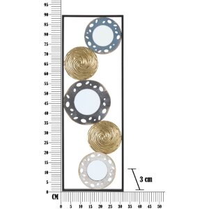 Mauro Ferretti panou de perete Gloty 31x3x90 cm multicolor