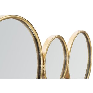 Mauro Ferretti panou de perete cu oglinzi 100x2.3x51.5 cm de culoare aurie