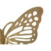 Mauro Ferretti Wanddeko Schmetterling 43x2x35 cm goldfarben