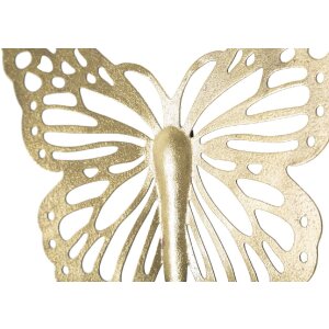 Mauro Ferretti decor de perete fluturi set 4 buc. 35x2x2916x2x12 cm de culoare aurie