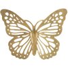 Mauro Ferretti decor de perete fluturi set 4 buc. 35x2x2916x2x12 cm de culoare aurie