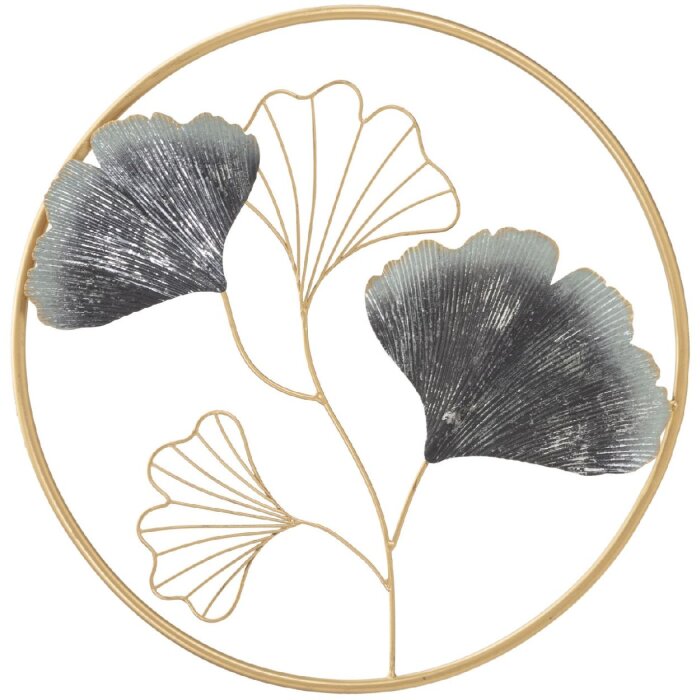 Mauro Ferretti Wandpaneel Flower Simple Ø 45,5x3,5 cm mehrfarbig