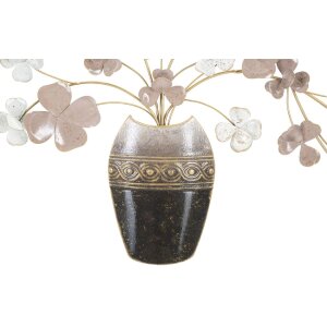 Mauro Ferretti Wandpaneel Vase 87,5x6x46 cm mehrfarbig