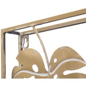 Mauro Ferretti panou de perete Jungle 60x80x6.5 cm de culoare aurie