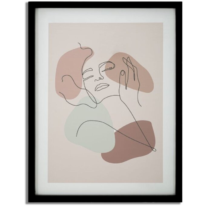 Mauro Ferretti art print cu ramă Face 35x2x47 cm multicolor