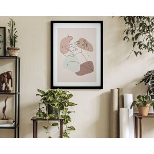 Mauro Ferretti art print cu ramă Face 35x2x47 cm multicolor