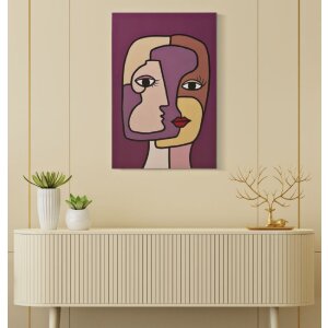 Mauro Ferretti perete mural Face 60x3x90 cm multicolor