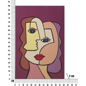Mauro Ferretti perete mural Face 60x3x90 cm multicolor