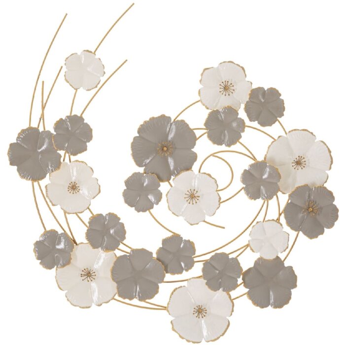 Mauro Ferretti panou de perete Lotly 63.5x5x67.9 cm alb gri