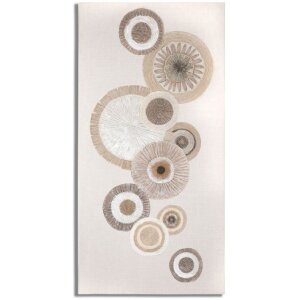 Mauro Ferretti Wandbild Circly mit Applikation 50x3,2x100...