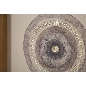 Mauro Ferretti perete mural Circly cu aplicații 45x3.2x60 cm crem