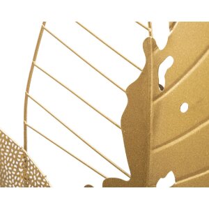 Mauro Ferretti panou de perete frunze de toamnă 53x4x84.5 cm de culoare aurie