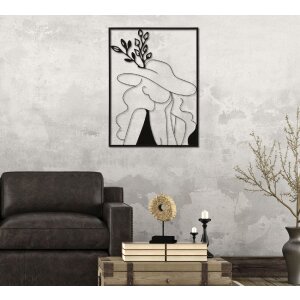 Mauro Ferretti panou de perete Elegant 60x1x80 cm negru