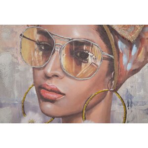 Mauro Ferretti Wandbild Jennifer 70x3x100 cm mehrfarbig