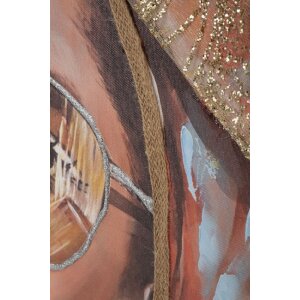 Mauro Ferretti perete mural Jennifer 70x3x100 cm multicolor