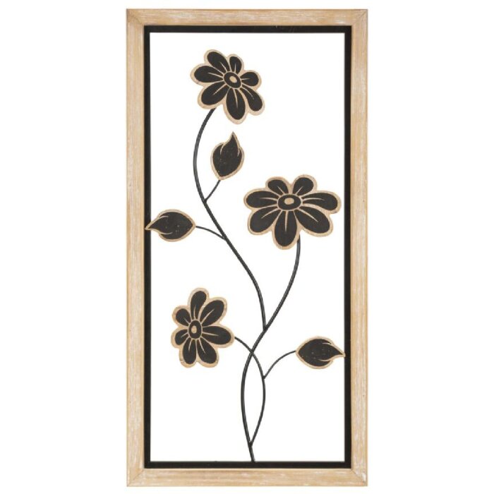 Mauro Ferretti Wandpaneel Girish 30x2,5x60 cm braun schwarz