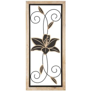 Mauro Ferretti Wandpaneel Koman 26x2,5x60 cm braun schwarz