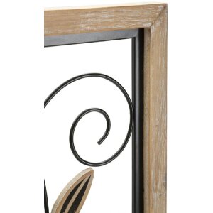 Mauro Ferretti Wandpaneel Koman 26x2,5x60 cm braun schwarz