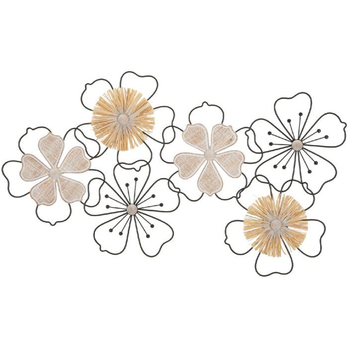 Mauro Ferretti panou de perete Itis 75x3.5x42 cm maro negru